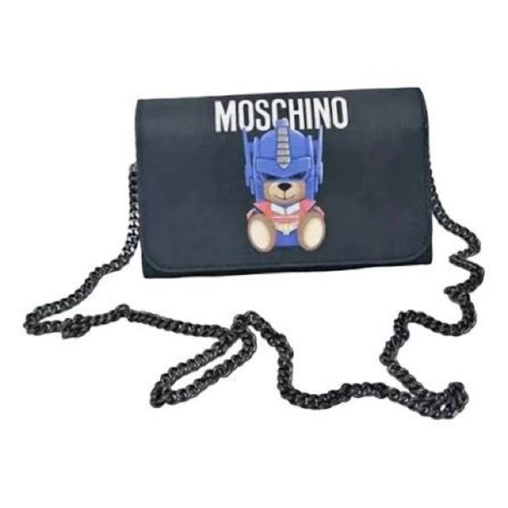 Moschino Transformer Teddy Crossbody Wallet